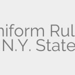 Uniform Rules for N.Y. State Trial Courts