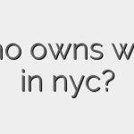 Who owns what in nyc?